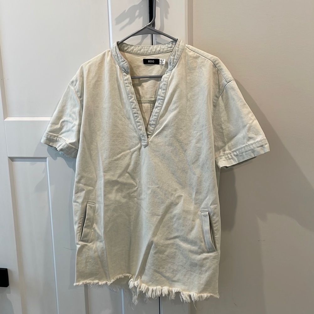 BDG denim mini dress womens size XS